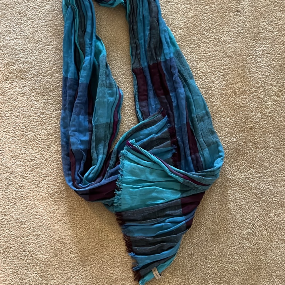 burberry scarf linen scrunch - Picture 3 of 3